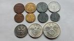 WO2 complete set muntgeld nazi duitsland 1, Postzegels en Munten, Ophalen of Verzenden, Duitsland, Setje, Zilver