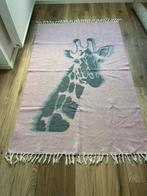 Roze vloerkleed met giraf print 120x180🦒, 100 tot 150 cm, 150 tot 200 cm, Gebruikt, Rechthoekig