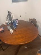 Kersenhouten tafel + 4 stoelen, Huis en Inrichting, Tafels | Eettafels, Ophalen, Gebruikt, 100 tot 150 cm, 150 tot 200 cm