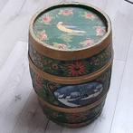Houten vat beschilderd, voor decoratie, Antiek en Kunst, Curiosa en Brocante, Ophalen