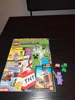 Minecraft tijdschrift met Lego, Kinderen en Baby's, Speelgoed | Duplo en Lego, Ophalen, Zo goed als nieuw