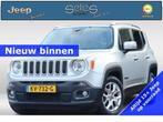 Jeep Renegade 1.4 Limited | Automaat | Lederen Bekleding | K, Auto's, Jeep, Te koop, Zilver of Grijs, Benzine, Renegade