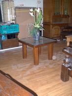 bijzet tafel/ eikentafel/ vierkant tafeltje, Huis en Inrichting, Tafels | Statafels, Ophalen, Zo goed als nieuw