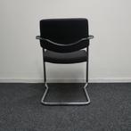 16x Vergaderstoelen | Zwart | Chroom | Stapelbaar, Huis en Inrichting, Stoelen, Gebruikt, -, Zwart, -