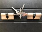 Nemef cylinders skg en abus cylinder, Ophalen of Verzenden, Gebruikt, Rvs, Slot