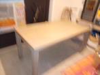 mooie eiken tafel bruin grijs, Ophalen, 200 cm of meer, 50 tot 100 cm, Zo goed als nieuw