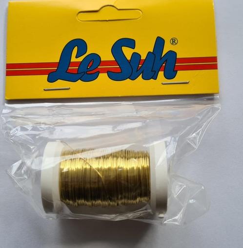 3 rollen flexibel draad 0.4mm 40 meter messing kleur, Hobby en Vrije tijd, Overige Hobby en Vrije tijd, Nieuw, Ophalen of Verzenden