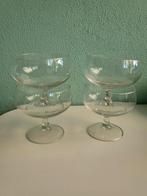 Set van 4 Vintage Glazen, Ophalen, Glas of Glazen, Effen, Glas