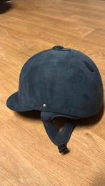 Blauwe flueel cap, Dieren en Toebehoren, Paardrijkleding, Ophalen of Verzenden, Gebruikt, Dressuur, Cap