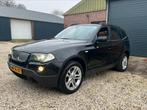 BMW X3 3.0D 160KW 2007 Zwart PANORAMA/LEER/AIRCO, Auto's, BMW, Automaat, 2993 cc, 2000 kg, Zwart