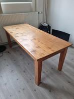 Mooie houten eettafel 210 x 89, Huis en Inrichting, Tafels | Eettafels, Ophalen of Verzenden, Rechthoekig, 200 cm of meer, 50 tot 100 cm