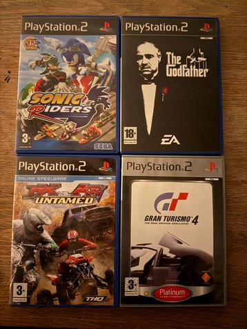 4 playstation 2 spellen beschikbaar voor biedingen