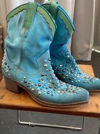 Vintage laarzen maat 39, Kleding | Dames, Schoenen, Zo goed als nieuw, Verzenden, Blauw, Italiaans