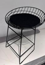 Pastoe KM06 drie stuks wire kruk zithoogte 64cm met kussens, Huis en Inrichting, Barkrukken, Gebruikt, Met voetsteun, 60 tot 90 cm