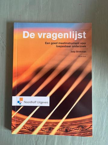 De vragenlijst - Joep Brinkman beschikbaar voor biedingen