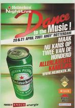 Heineken Night live AHOY Rotterdam 2001 -bierblikje-kaart-, Verzenden, Nieuw, Overige typen, Heineken