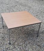 Vintage bijzettafeltje Gispen jaren 80, Ophalen, Zo goed als nieuw, 60 cm of meer