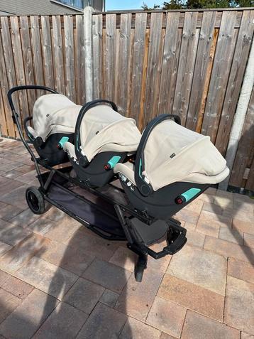Peg Perego Triplette kinderwagen + 3x Primo Viaggio SLK beschikbaar voor biedingen