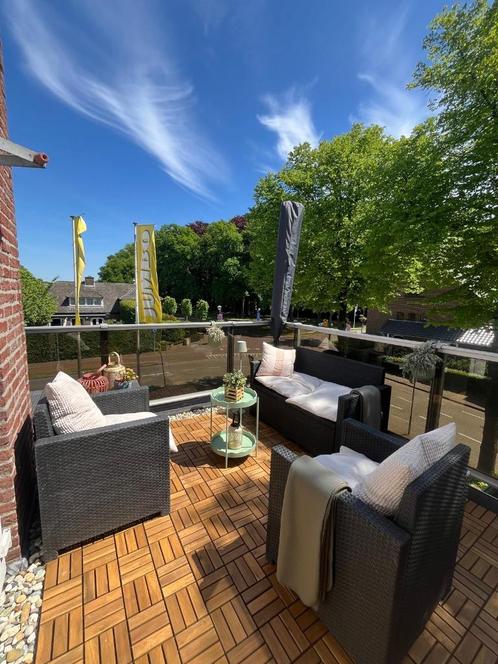 Loungeset tuinset 4-zits wicker, Tuin en Terras, Tuinsets en Loungesets, Zo goed als nieuw, Loungeset, Kunststof, 4 zitplaatsen