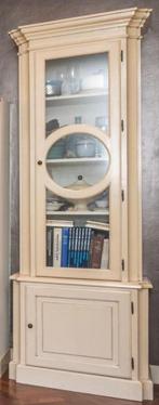 Set landelijk brocante vitrinekasten, Riviera Maison stijl, Huis en Inrichting, Kasten | Vitrinekasten, Ophalen, Met deur(en)