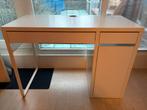 Bureau Micke wit 105 x 50 cm, Ophalen, Zo goed als nieuw, Bureau