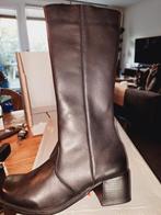 Zwarte hoge leren laarzen maat 35 - Nieuw, Hoge laarzen, Zwart, Nieuw, Ophalen of Verzenden