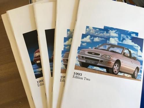 Dikke Engelse Ford programma brochures / folders jaren 80/90, Boeken, Auto's | Folders en Tijdschriften, Zo goed als nieuw, Ford