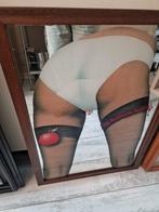 Pin up girl --- vintage spiegel, Verzamelen, Retro, Ophalen, Huis en Inrichting