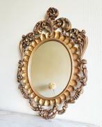 Prachtige vintage franse style gouden spiegel!, Antiek en Kunst, Antiek | Spiegels, Ophalen of Verzenden, Rechthoekig, Minder dan 50 cm