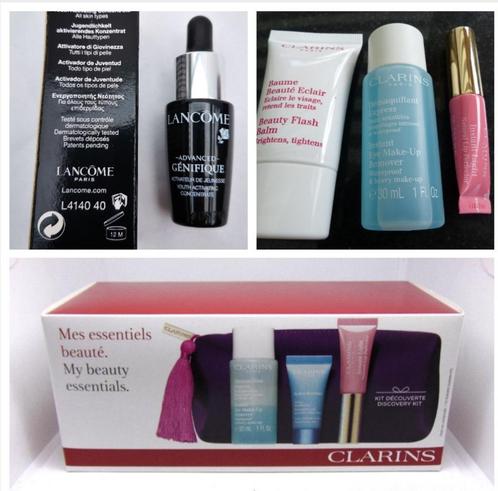 Clarins My Clarins Set + Lancome Génifique Gezichtsserum 7ml, Sieraden, Tassen en Uiterlijk, Uiterlijk | Gezichtsverzorging, Nieuw