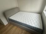 IKEA mattress + Double bed 140x200 with storage, Ophalen, Zo goed als nieuw, Tweepersoons, 140 cm