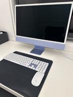 Apple imac 24 inch paars, Computers en Software, Apple Desktops, 256 GB, SSD, IMac, Zo goed als nieuw