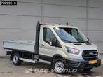 Ford Transit 130pk Open Laadbak Trekhaak Euro6 Pritsche Pick, Auto's, Bestelauto's, Euro 6, Leder, Bedrijf, 130 pk