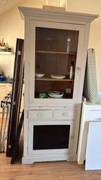 Buffet kast massief grey wash, Huis en Inrichting, Kasten | Vitrinekasten, Ophalen of Verzenden, Zo goed als nieuw, 25 tot 50 cm