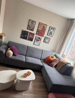 Mooie hoekbank 275x185 grijs, Huis en Inrichting, Banken | Bankstellen, Ophalen, Hout, Gebruikt, Hoekbank