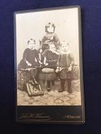 CDV, Broers/Zusjes, Joh.H. Kramer, Utrecht, Carte de Visite, Verzamelen, Foto's en Prenten, Ophalen of Verzenden, Voor 1940, Gebruikt