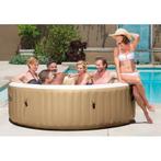 Intex PureSpa Sahara Beige. 6 persoons met pomp en afdekhoes, Ophalen, Gebruikt, Afdekzeil, Opblaasbaar