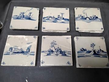 Oude Hollandse Tegels - Delfts Blauw beschikbaar voor biedingen