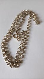 Antieke 8jes jasseron ketting, Verzenden, Zilver, Ketting