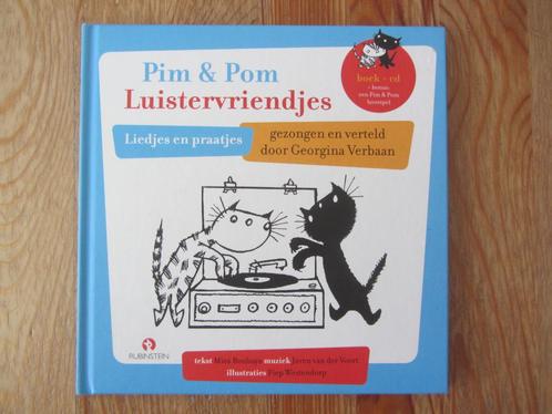 Pim en Pom - Luistervriendjes (met cd), Boeken, Kinderboeken | Kleuters, Zo goed als nieuw, Fictie algemeen, 4 jaar, Jongen of Meisje