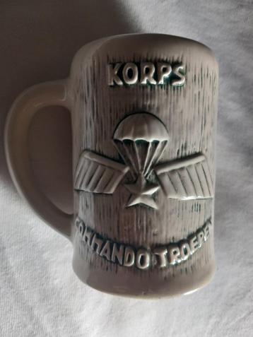 Keramieken Bierpul Korps Commando Troepen KCT Roosendaal beschikbaar voor biedingen