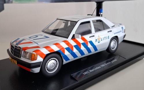 Mercedes Benz 190 W201 Rijkspolitie -- 1993 --, Hobby en Vrije tijd, Modelauto's | 1:18, Nieuw, Auto, Overige merken, Ophalen of Verzenden