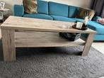 Mooie Salon Tafel - Hout Look, 100 tot 150 cm, Zo goed als nieuw, Minder dan 50 cm, Rechthoekig