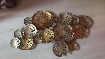 Muurdecoratie goud/zilver beschikbaar voor biedingen