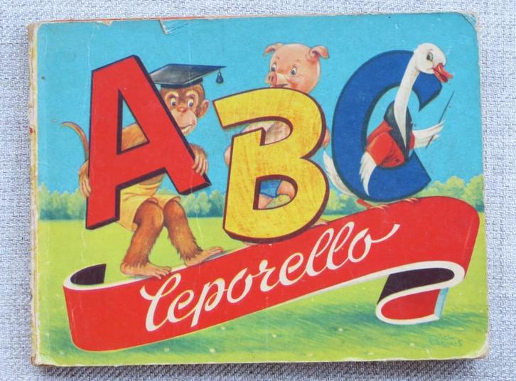 Antiek uitklapboekje: Leporello ABC, Antiek en Kunst, Antiek | Boeken en Bijbels, Ophalen of Verzenden