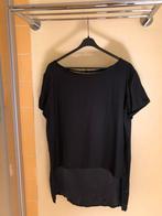 zwarte top Maje 100% zijde mt 2 / 38 heel licht, Zwart, Maje, Gedragen, Ophalen