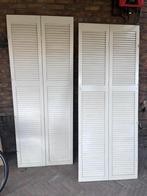 Houten Louvre Deuren, Huis en Inrichting, Ophalen, Gebruikt, 200 cm of meer