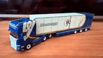 WSI Riemersma Scania Streamline Topline 6x2 Semi Boxtrailer, Ophalen of Verzenden, Nieuw, Bus of Vrachtwagen, Wsi