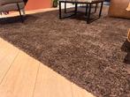 Groot Bruin Hoogpolig Vloerkleed 300x400, Ophalen, Bruin, Zo goed als nieuw, 200 cm of meer