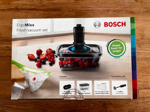 Bosch Ergomixx Fresh vacuum set, Witgoed en Apparatuur, Keukenmixers, Nieuw, Ophalen of Verzenden